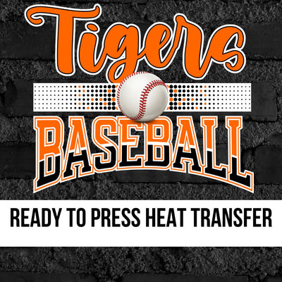Tigers Baseball DTF Transfer