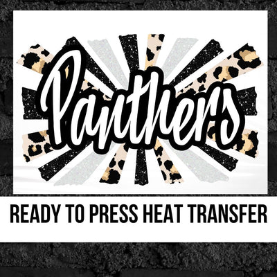 Panthers Starburst DTF Transfer