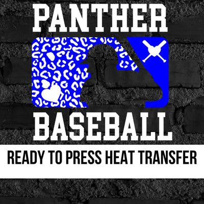 Panther Leopard Baseball Man DTF  Transfer
