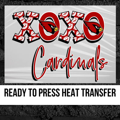 XOXO Cardinals DTF Transfer
