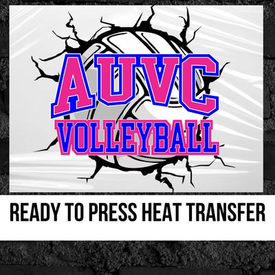AUVC Volleyball Break Through DTF Transfer