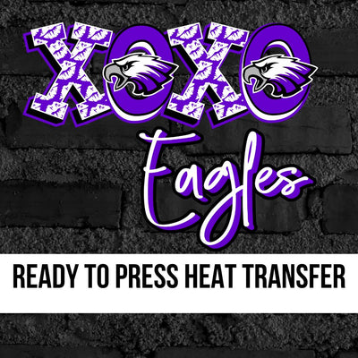 XOXO Eagles DTF Transfer