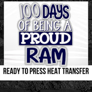 100 Days of Being a Ram DTF Transfer