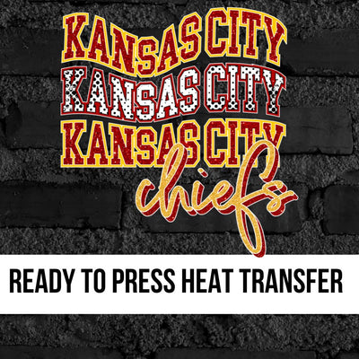 Kansas City Chiefs Swerve Word DTF Transfer