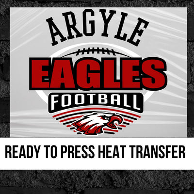 Argyle Eagles Football with LInes DTF Transfer