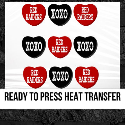Red Raiders Sweetheart DTF Transfer