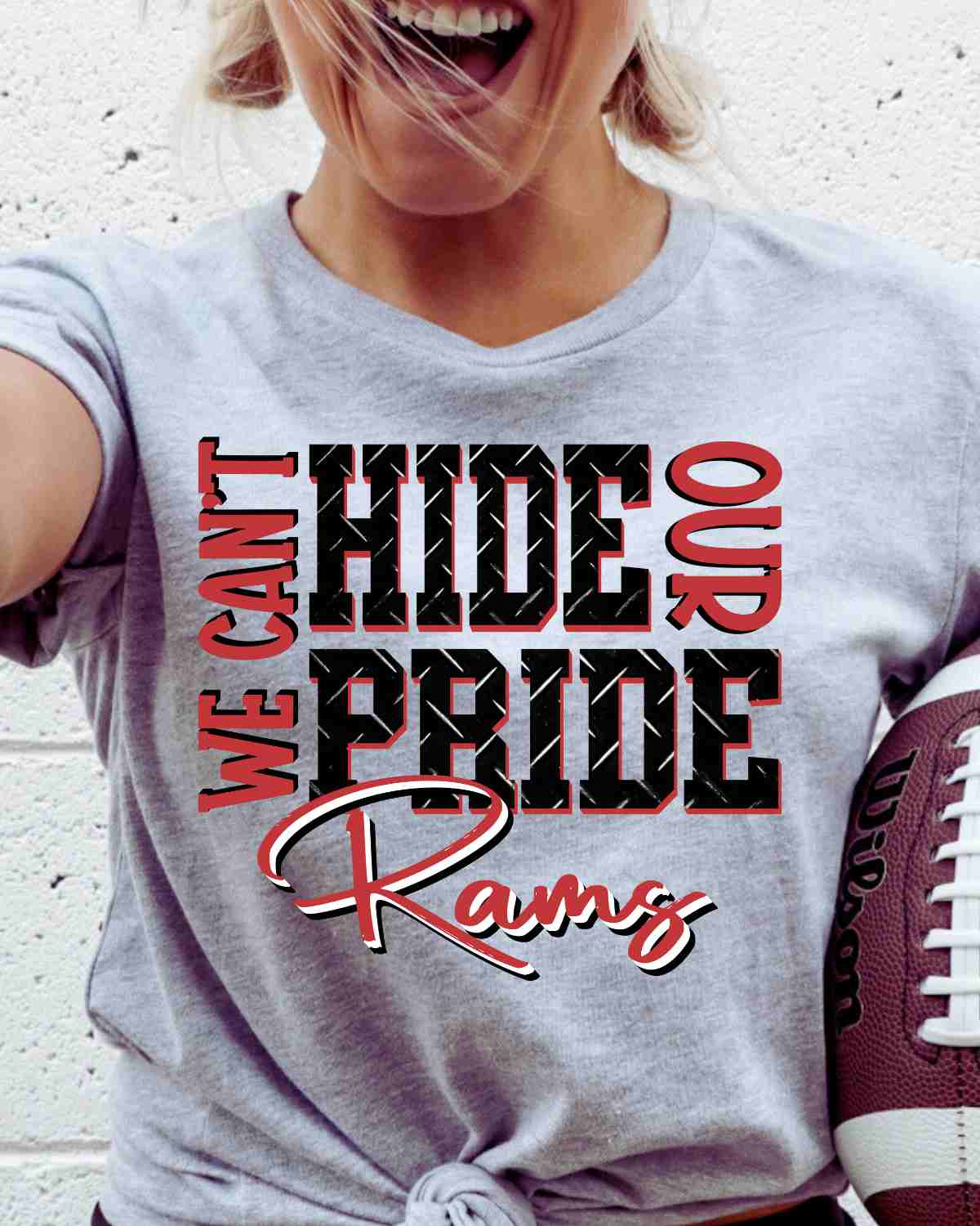 We Can't Hide Our Pride Rams DTF Transfer