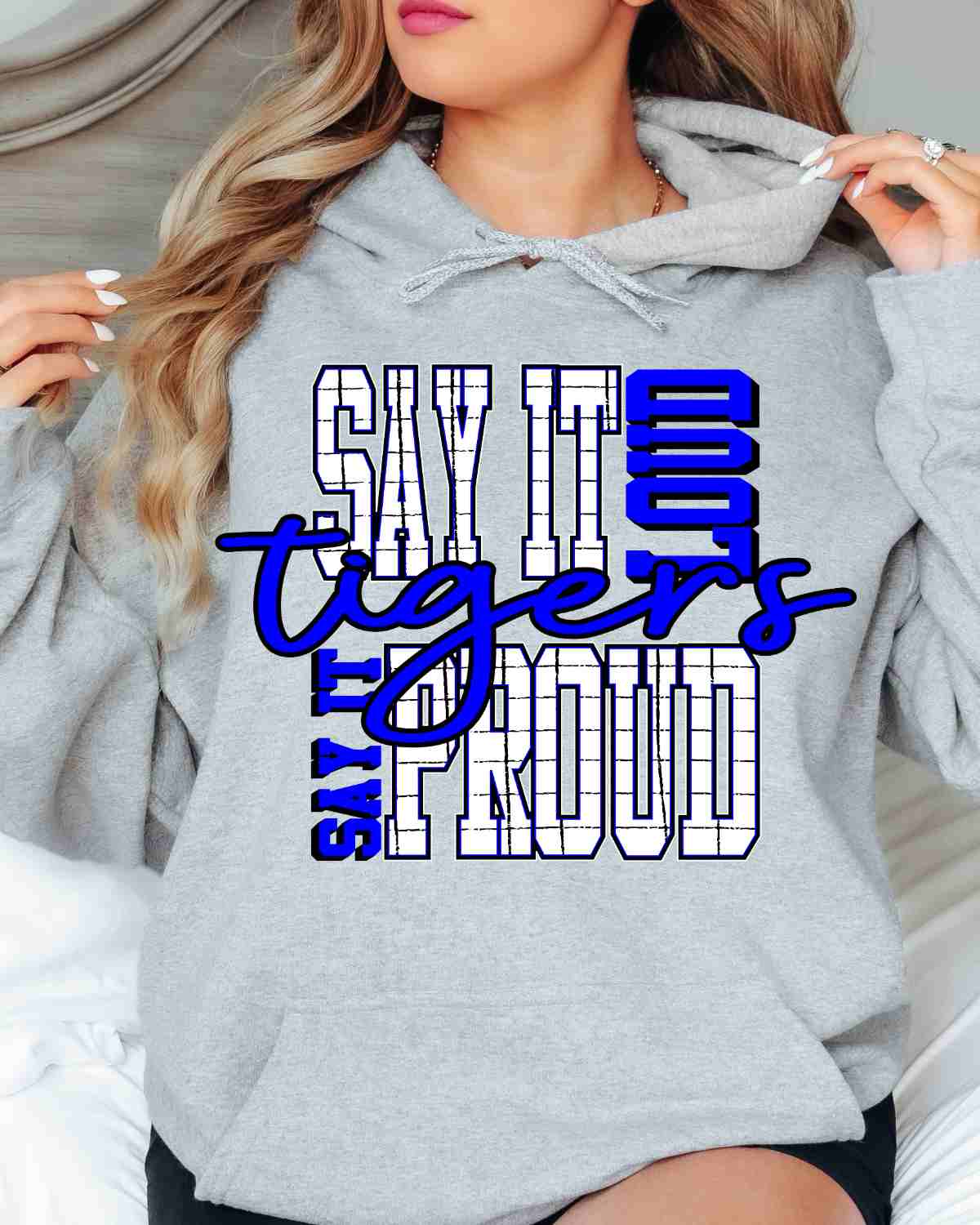 Say It Loud Proud Tigers DTF Transfer