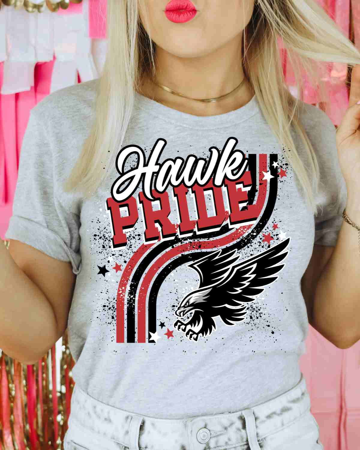 Hawk Pride Wavy Stripes DTF Transfer