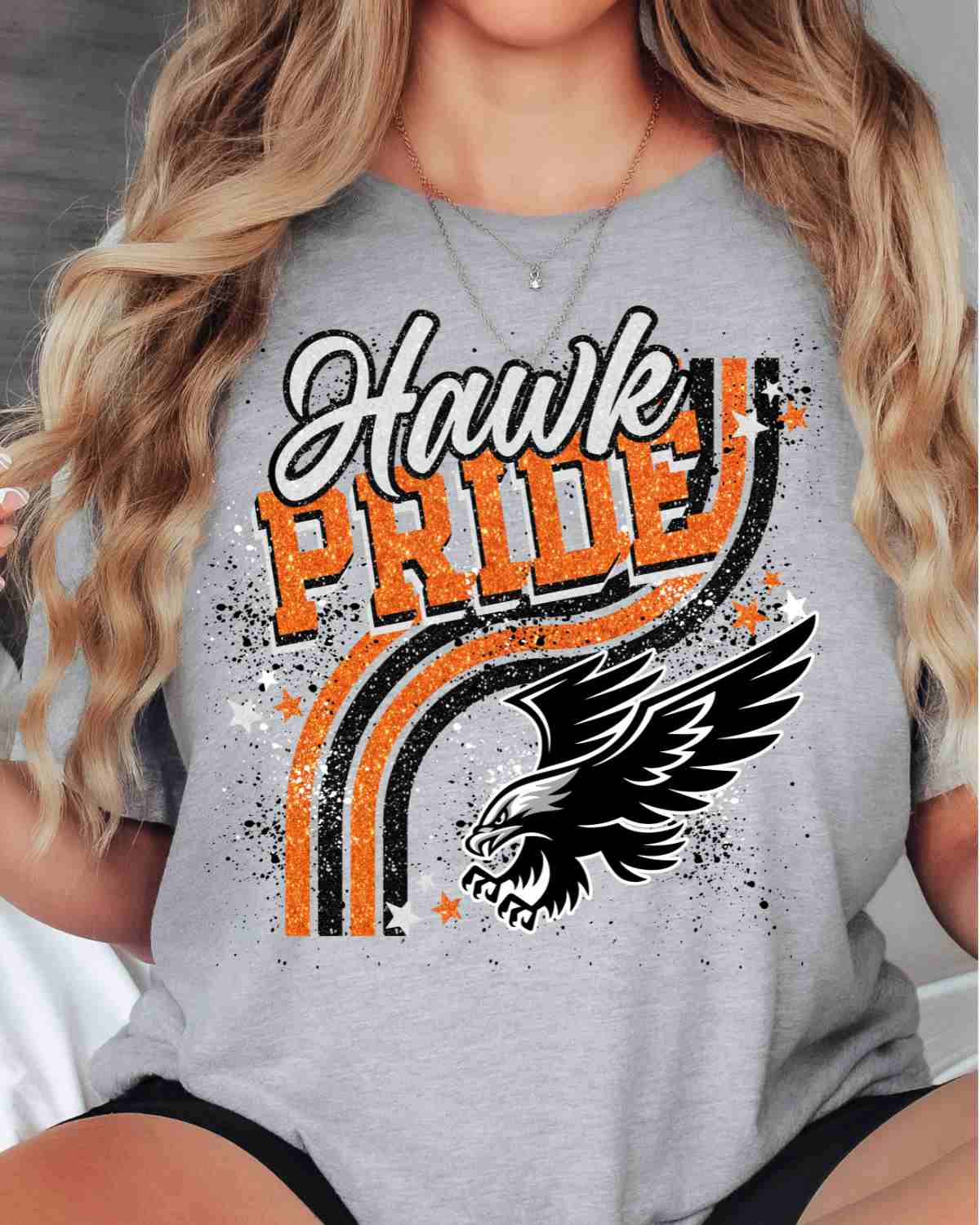 Hawk Pride Wavy Stripes DTF Transfer