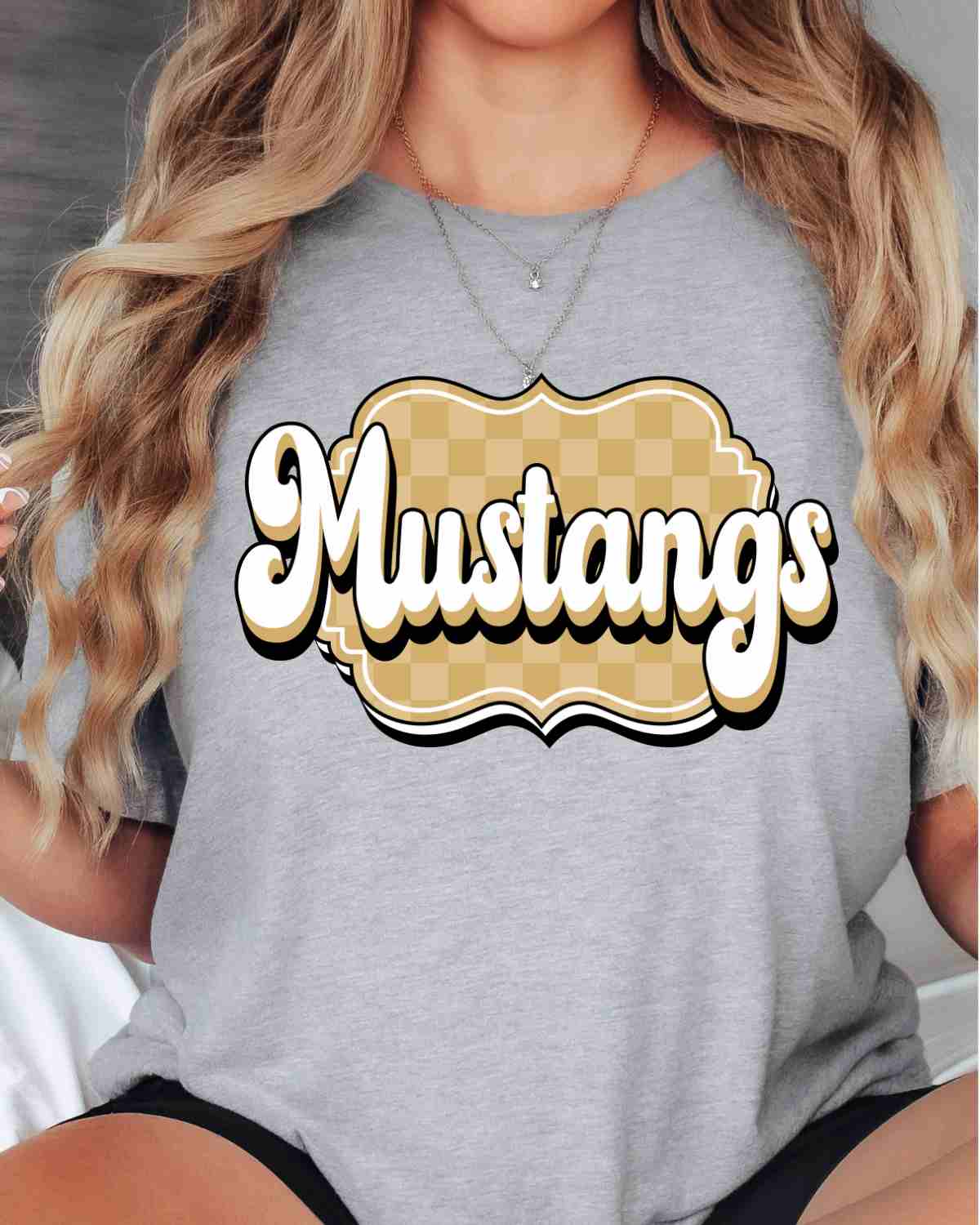 Mustangs Retro Bracket DTF Transfer