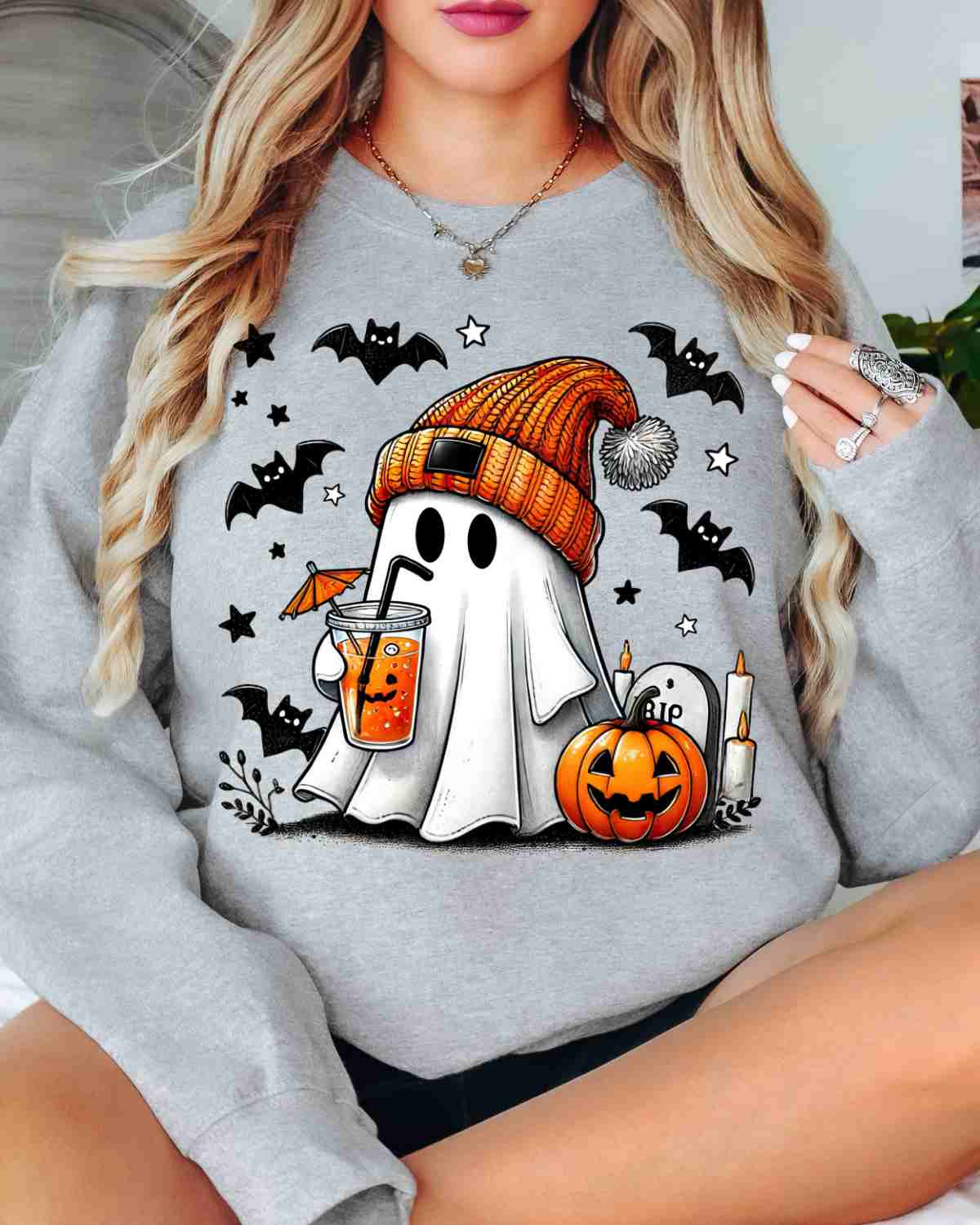 Ghost Coffee DTF Transfer