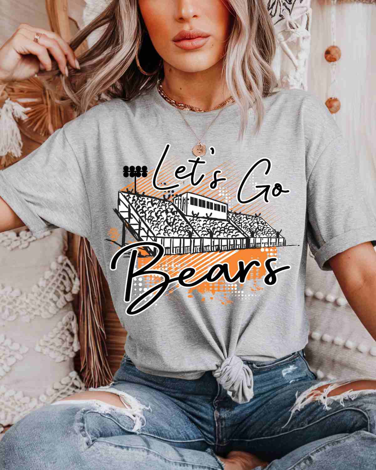 Let's Go Bears Stadium DTF Transfer