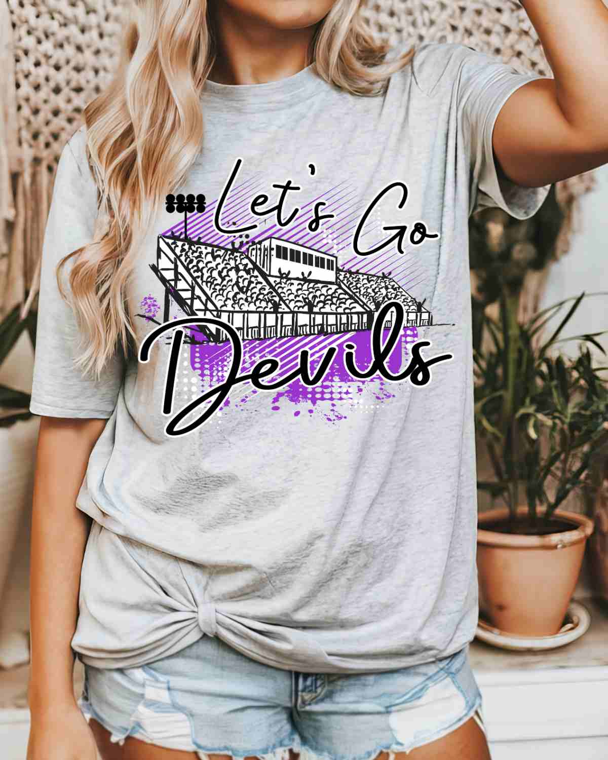 Let's Go Devils Stadium DTF Transfer