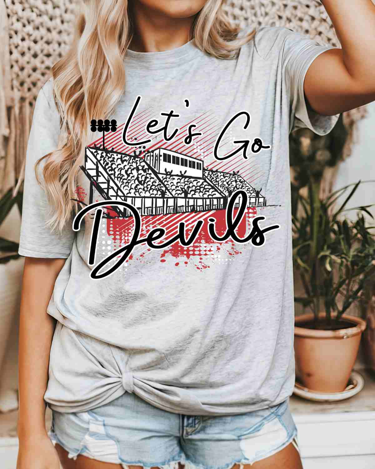 Let's Go Devils Stadium DTF Transfer