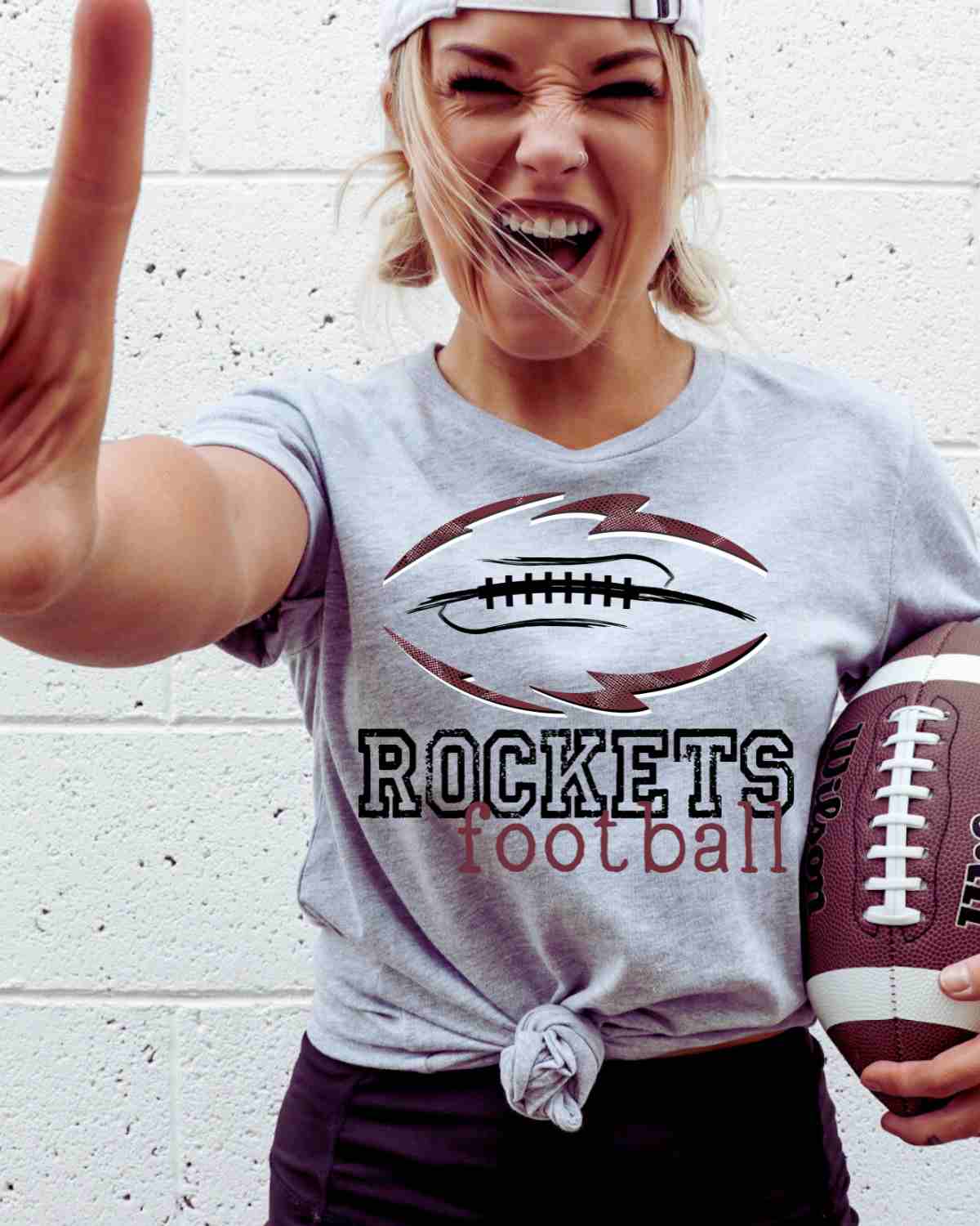 Rockets Football Tribal DTF Transfer