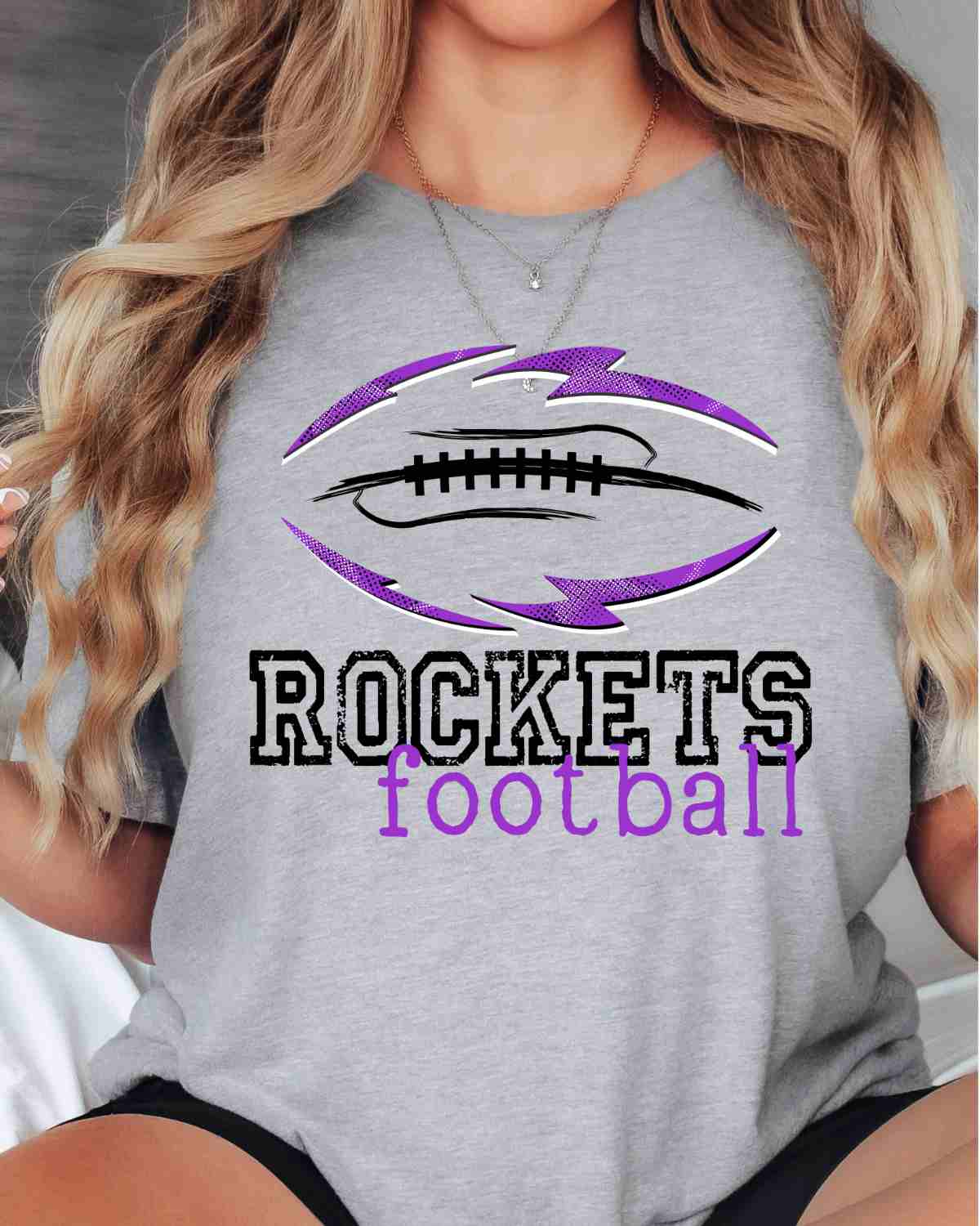Rockets Football Tribal DTF Transfer