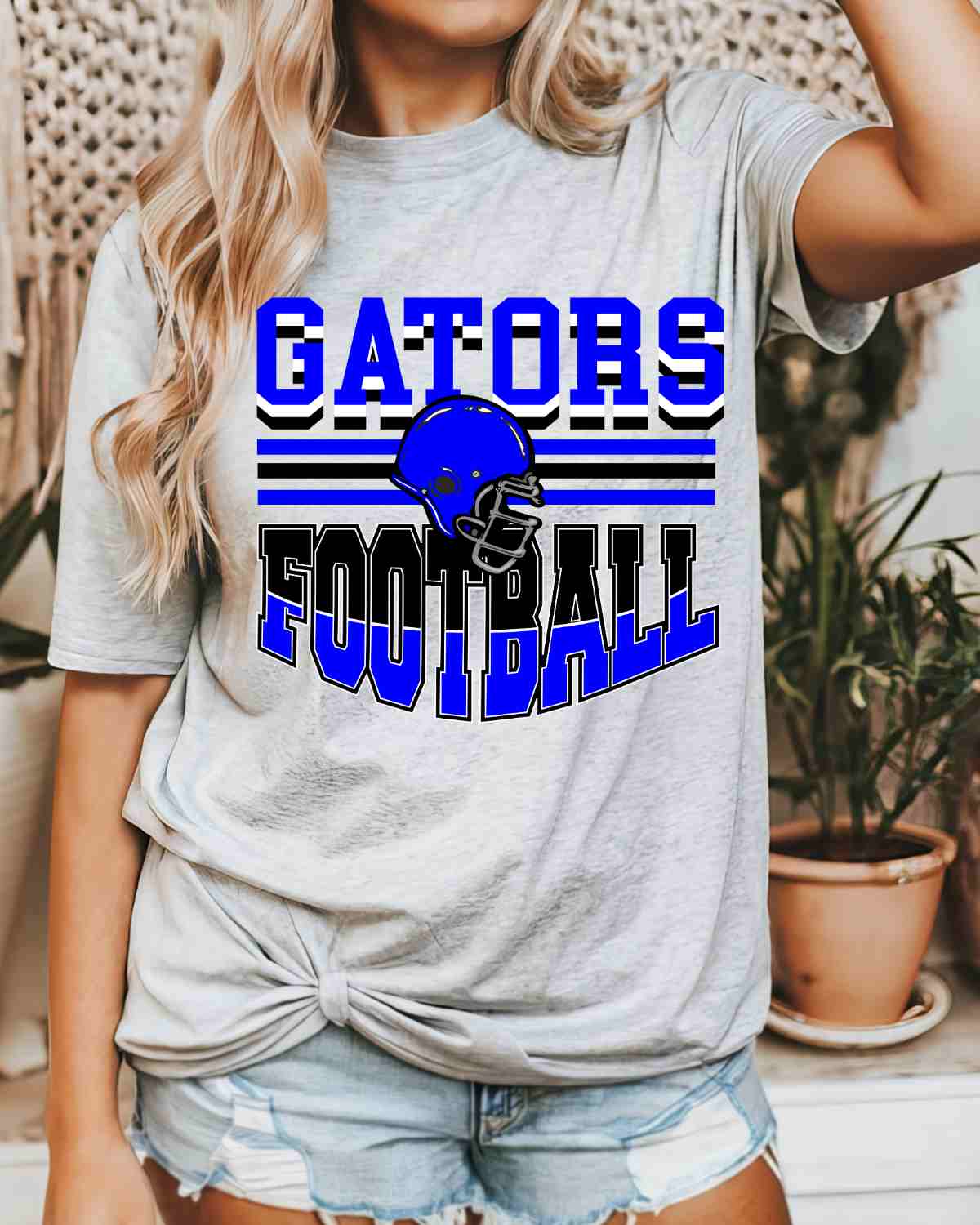 Gators Football Helmet Middle DTF Transfer