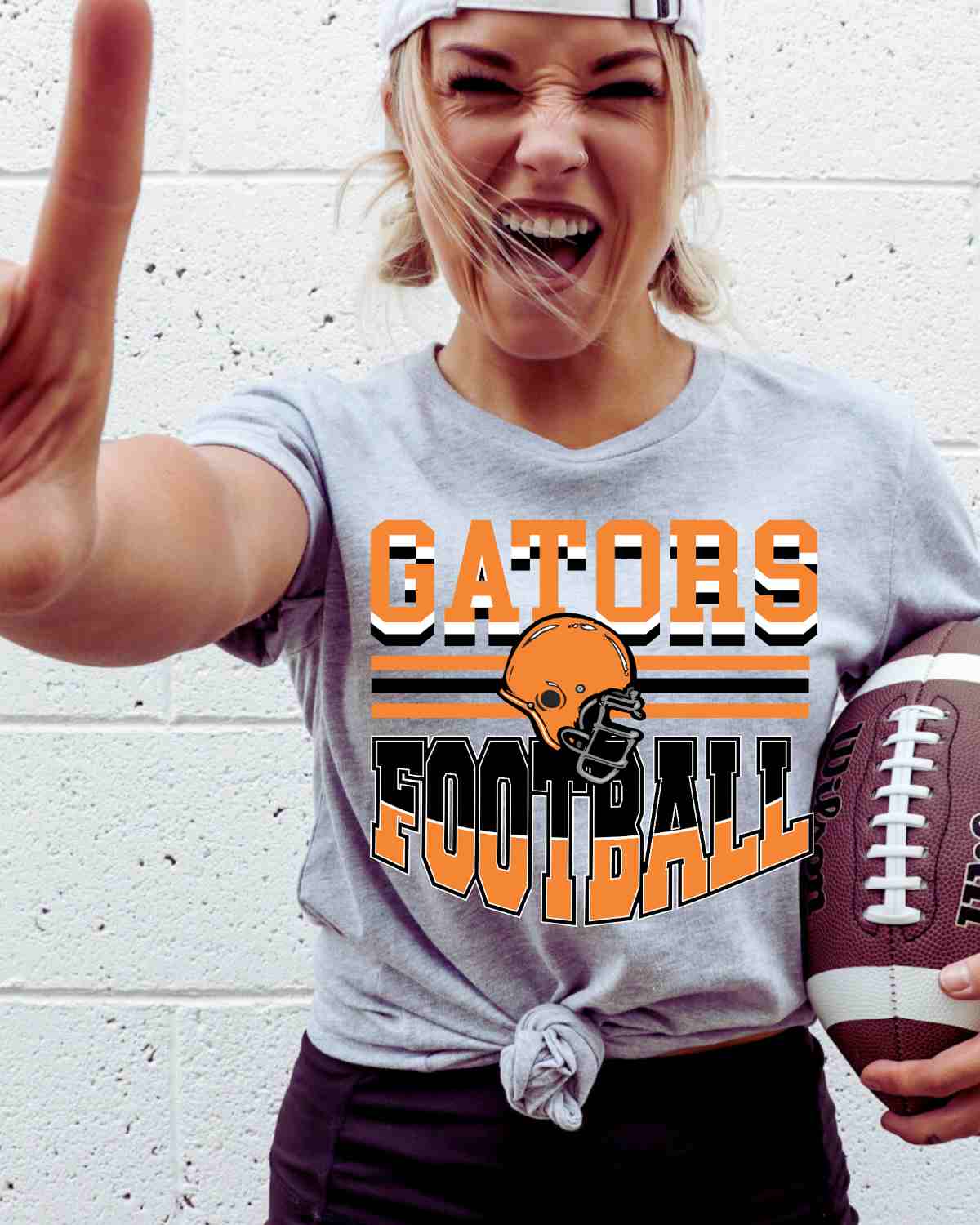 Gators Football Helmet Middle DTF Transfer