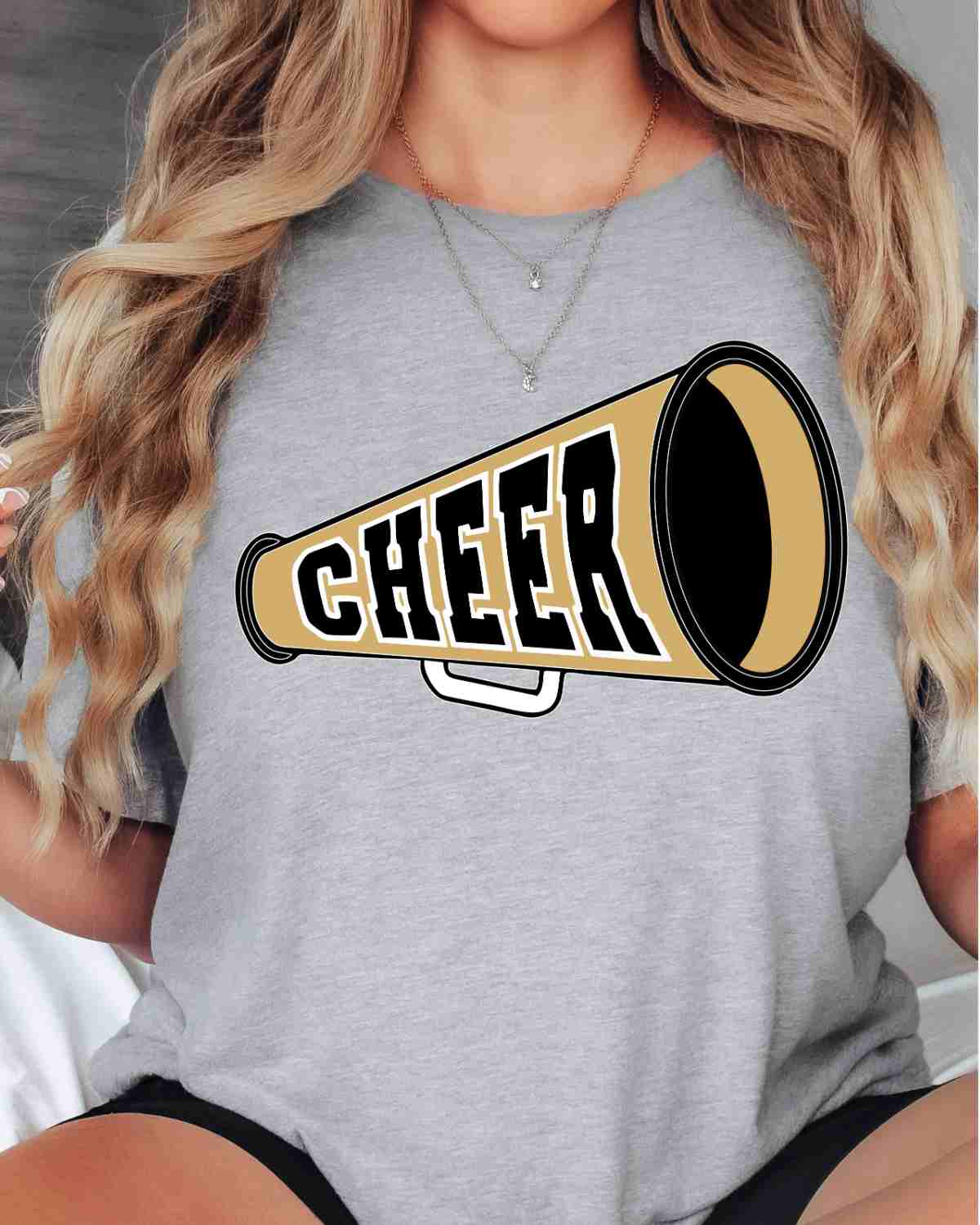 Cheer Megaphone DTF Transfer
