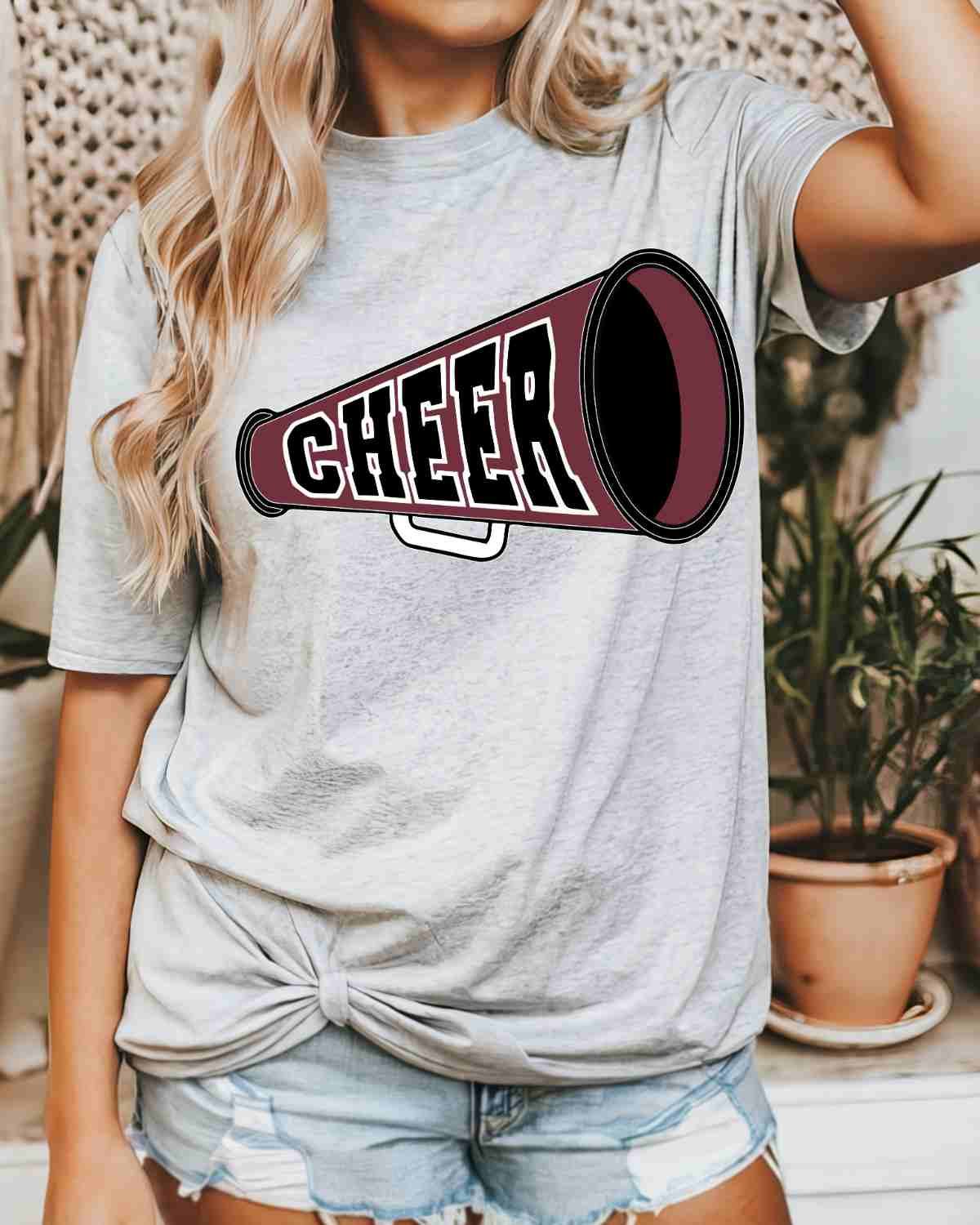 Cheer Megaphone DTF Transfer