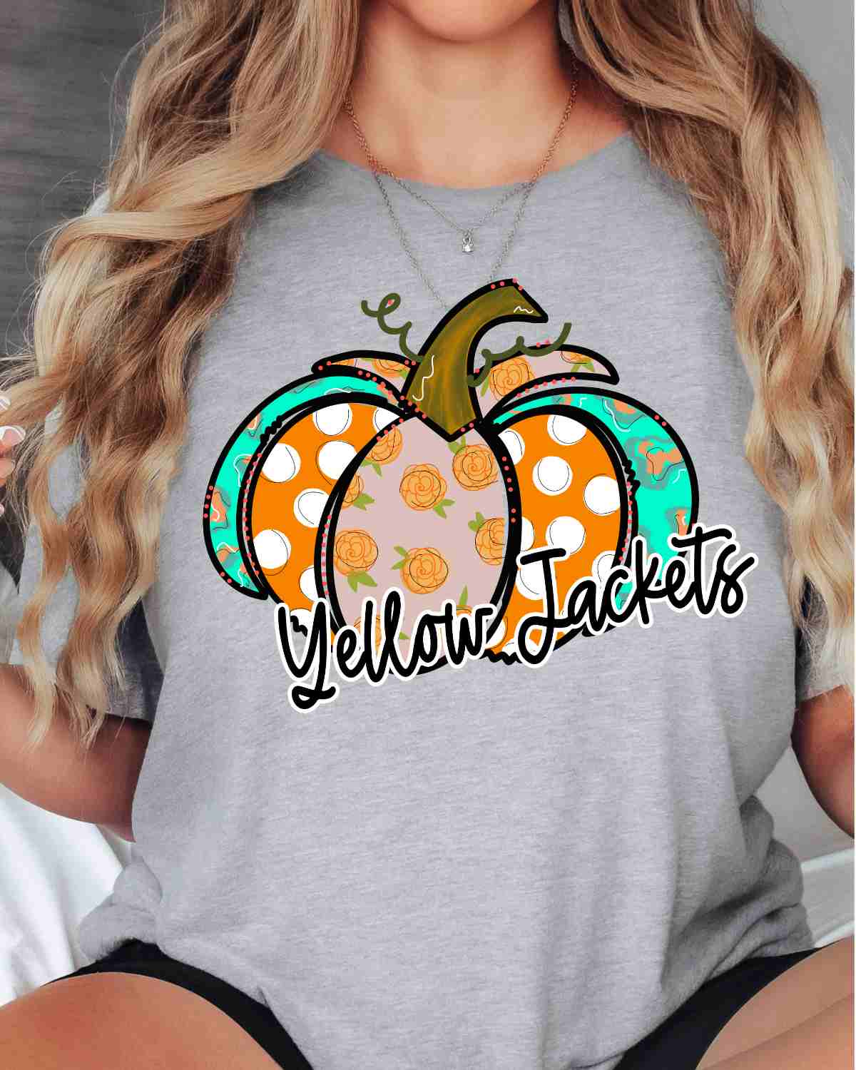 Custom Name Pumpkin Pattern DTF Transfer