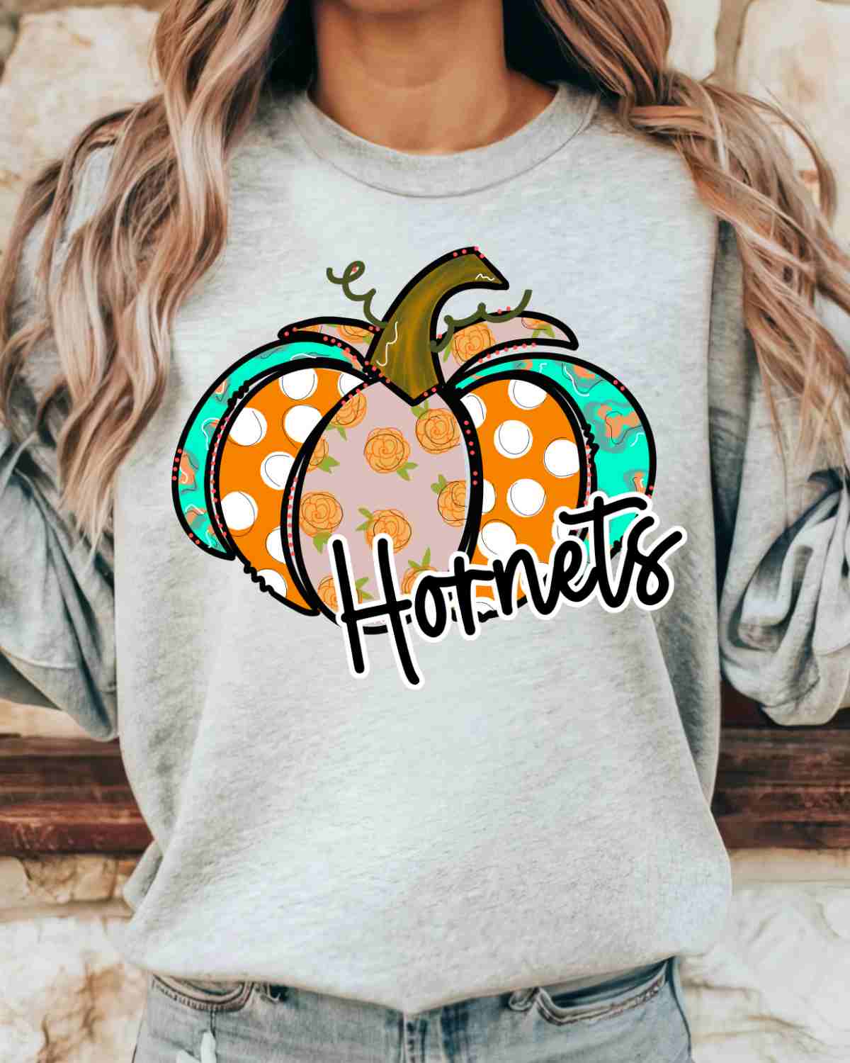 Custom Name Pumpkin Pattern DTF Transfer