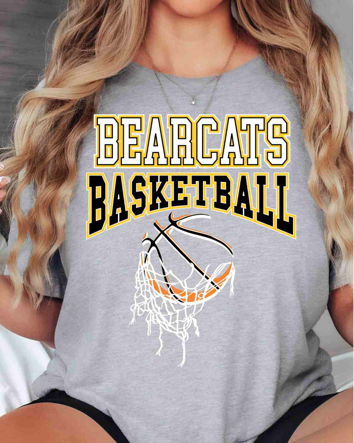Bearcats Basketball Hanging Net DTF Transfer