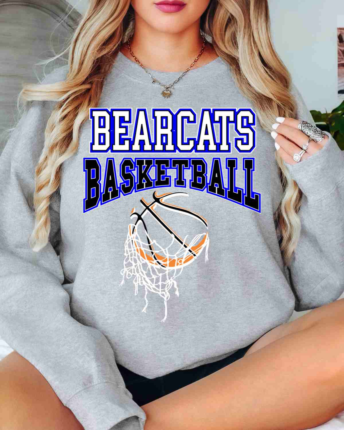 Bearcats Basketball Hanging Net DTF Transfer