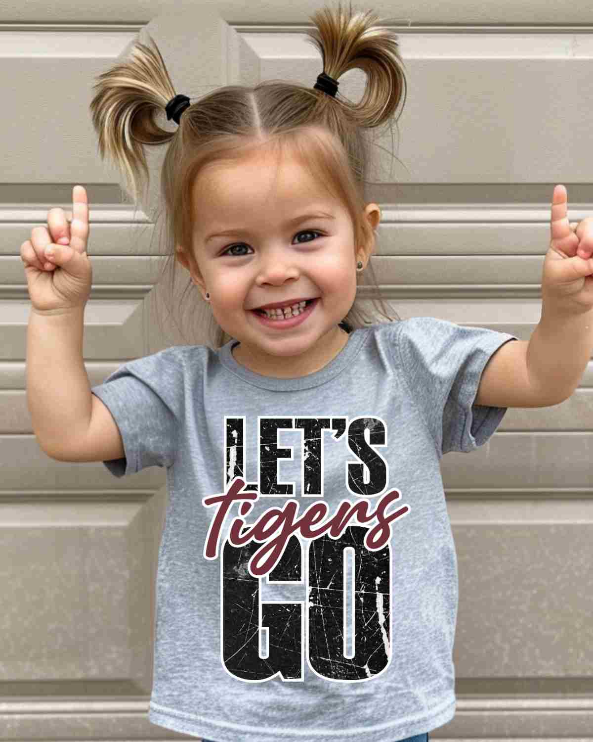 Let's Go Tigers DTF Transfer