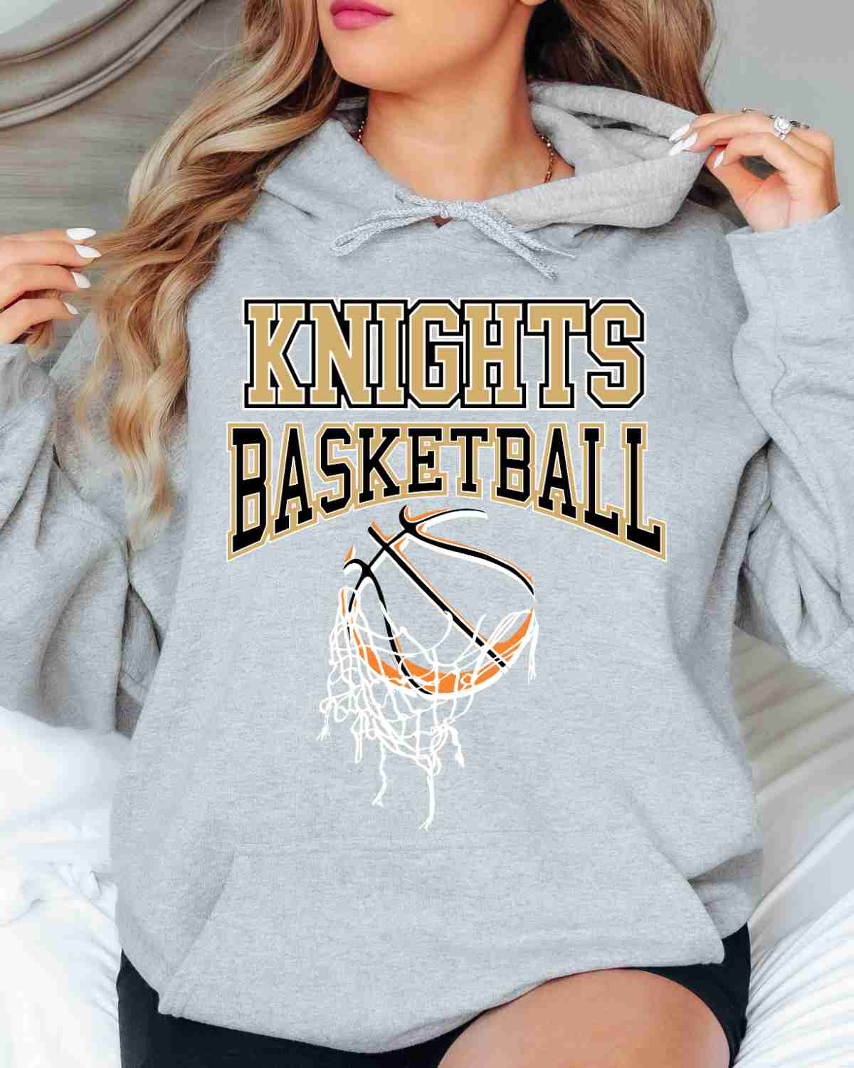 Knights Basketball Hanging Net DTF Transfer