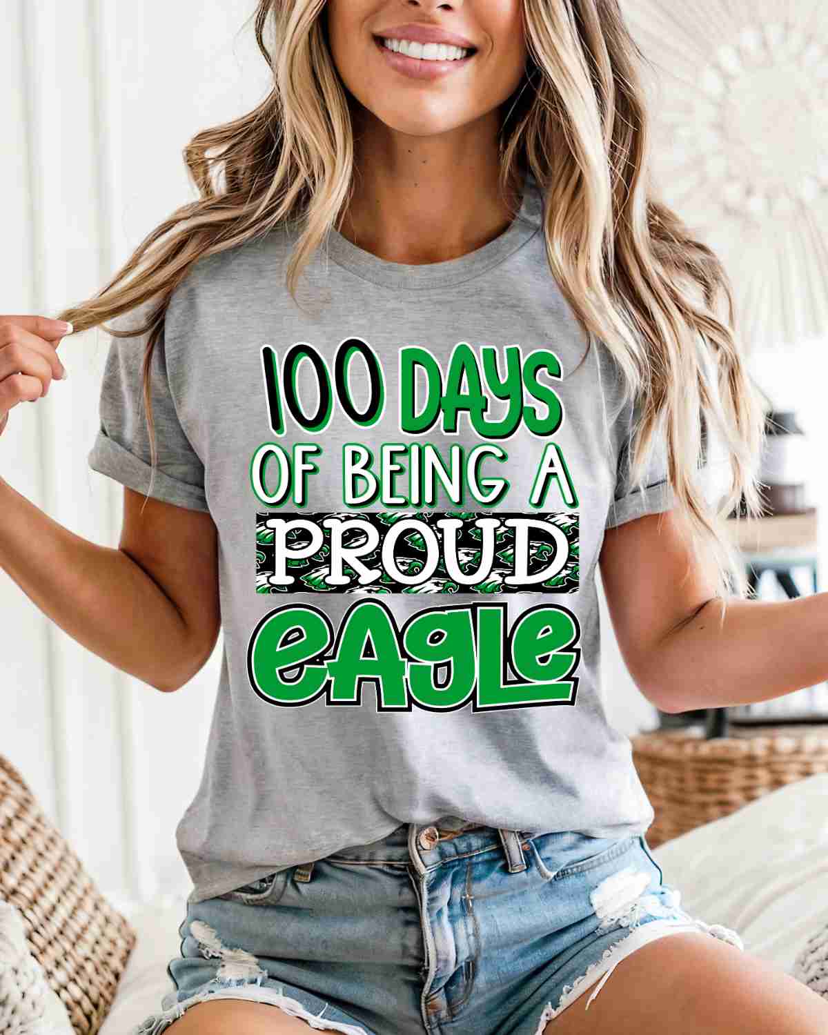 100 Days of Being a Eagle DTF Transfer