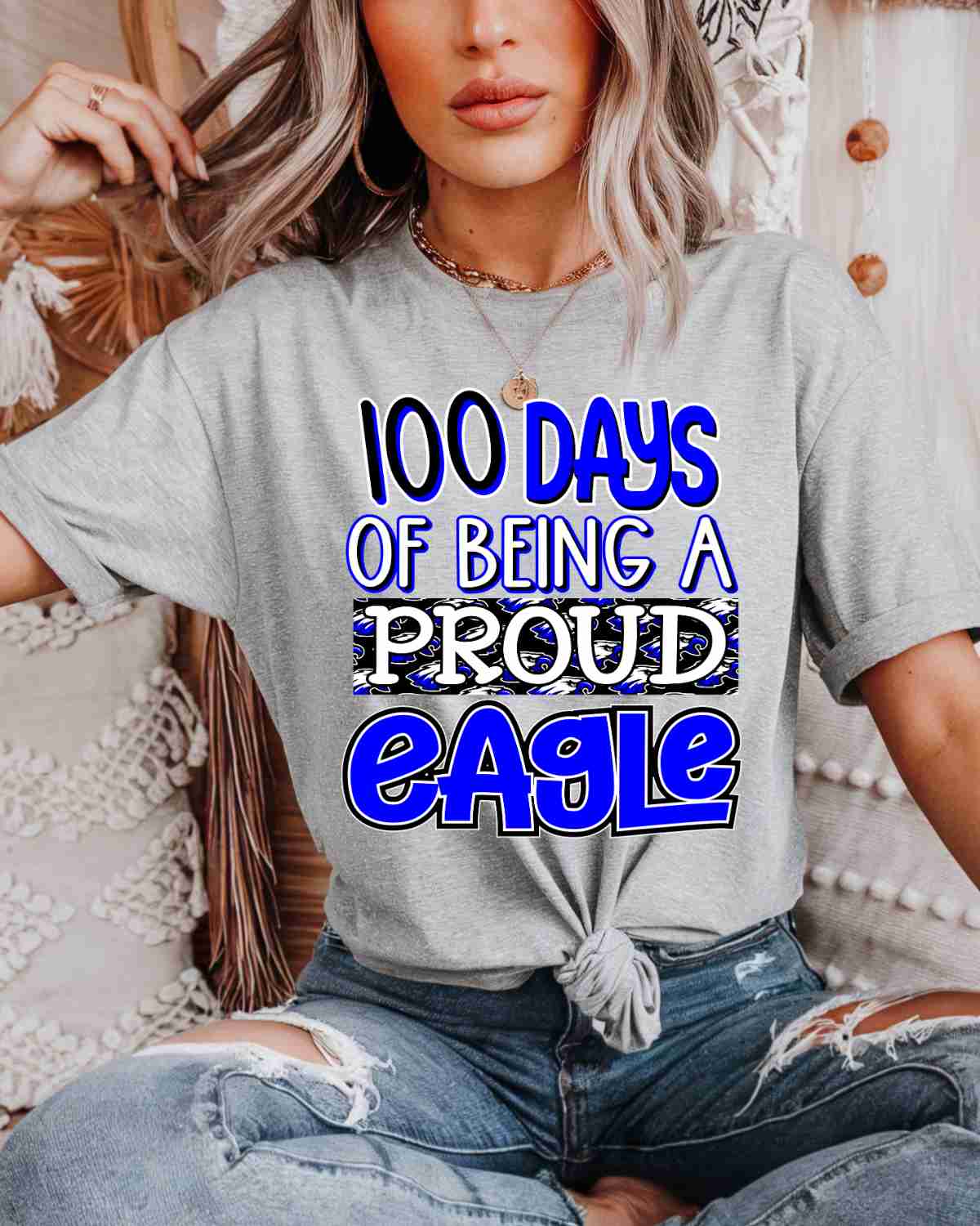 100 Days of Being a Eagle DTF Transfer