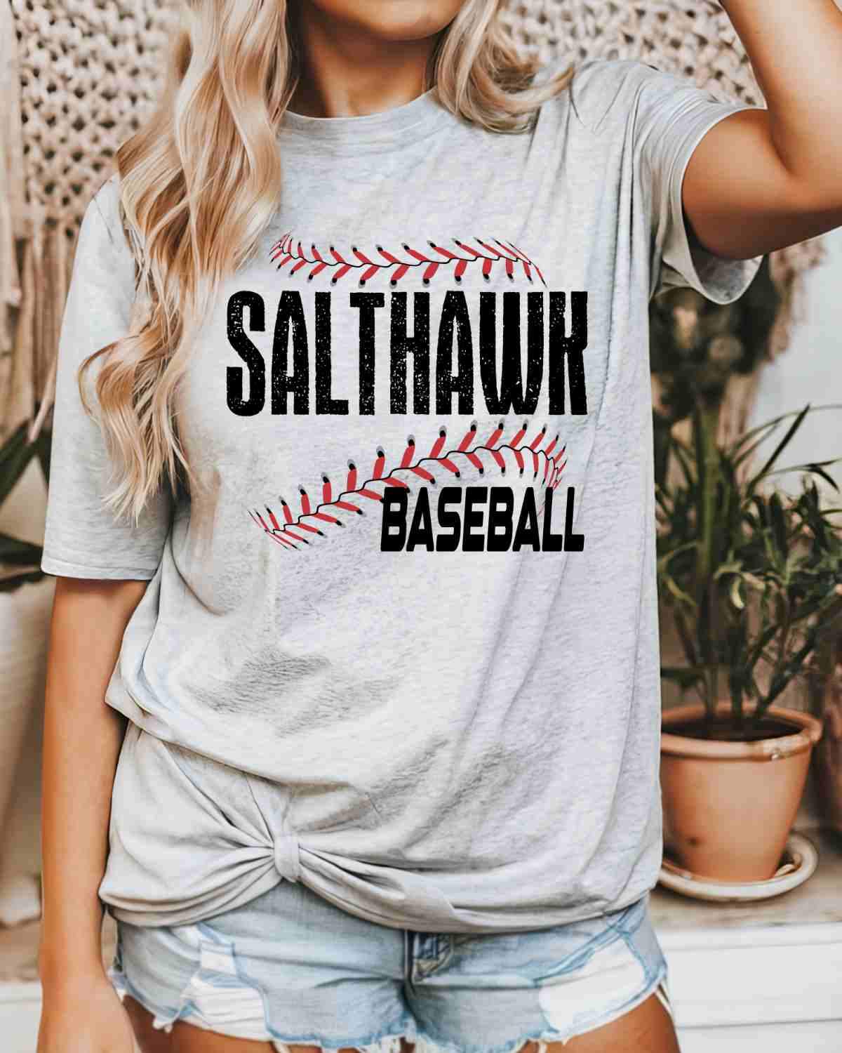 Salthawk Baseball Laces DTF Transfer