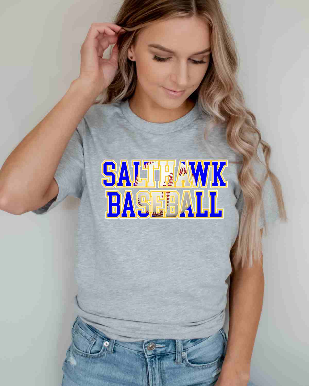 Salthawk Baseball Word DTF Transfer - Rustic Grace Heat Transfer Company