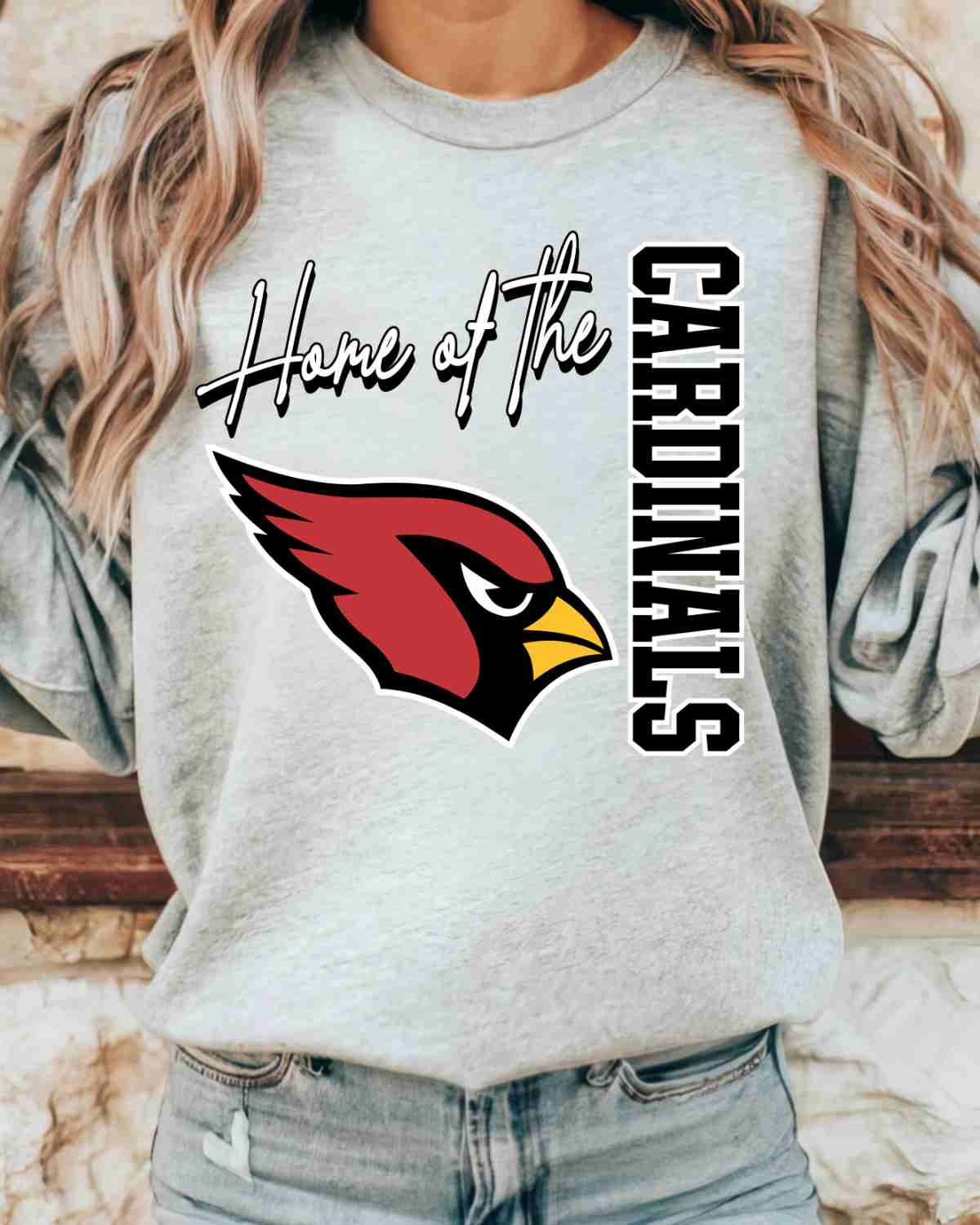 Home of the Cardinals DTF Transfer - Rustic Grace Heat Transfer Company