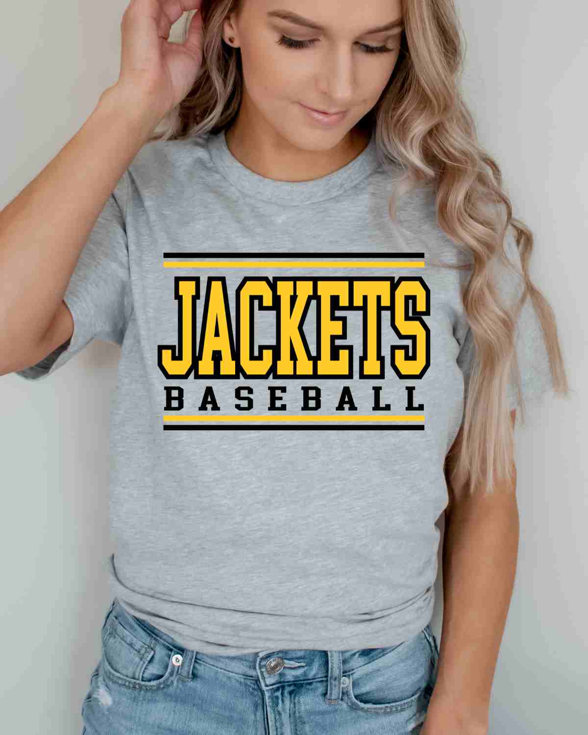 Jackets Baseball Stripes DTF Transfer - Rustic Grace Heat Transfer Company