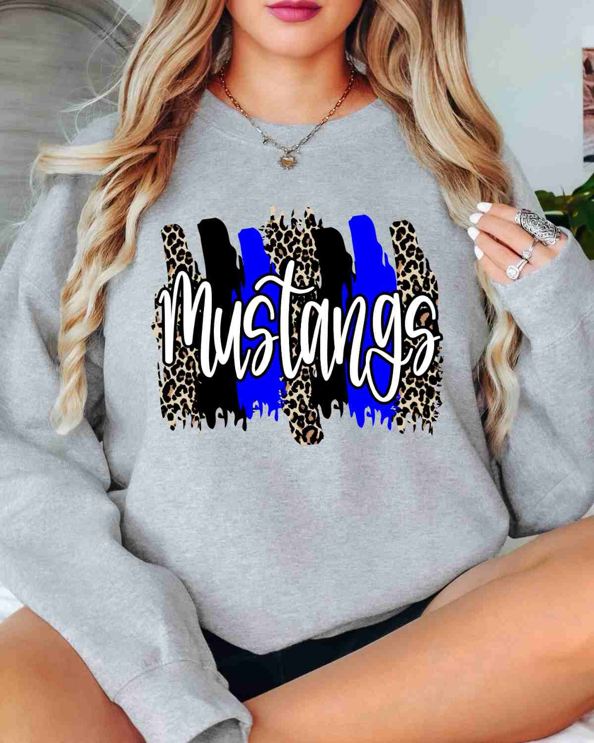 Mustangs Swash DTF Transfer - Rustic Grace Heat Transfer Company