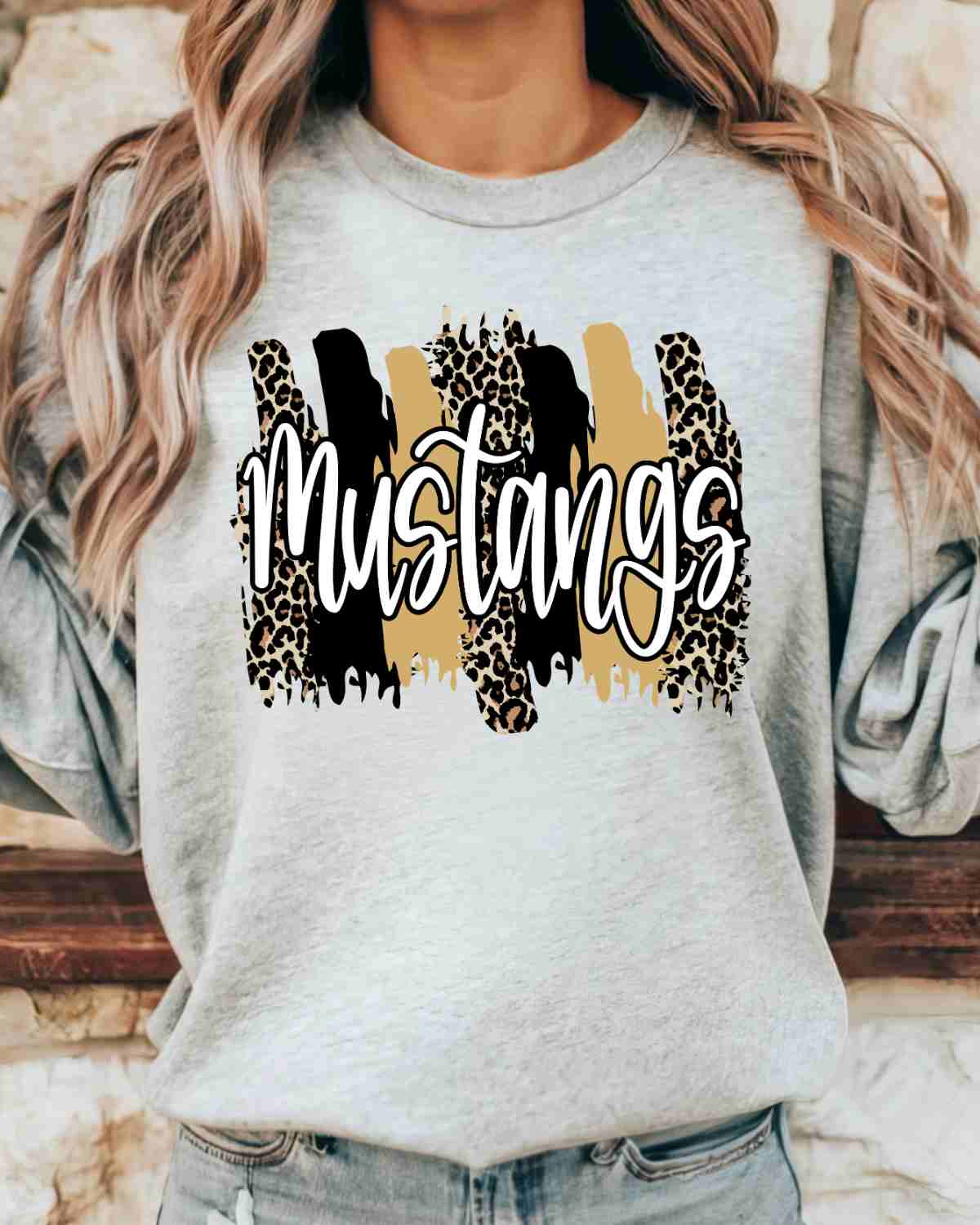 Mustangs Swash DTF Transfer - Rustic Grace Heat Transfer Company