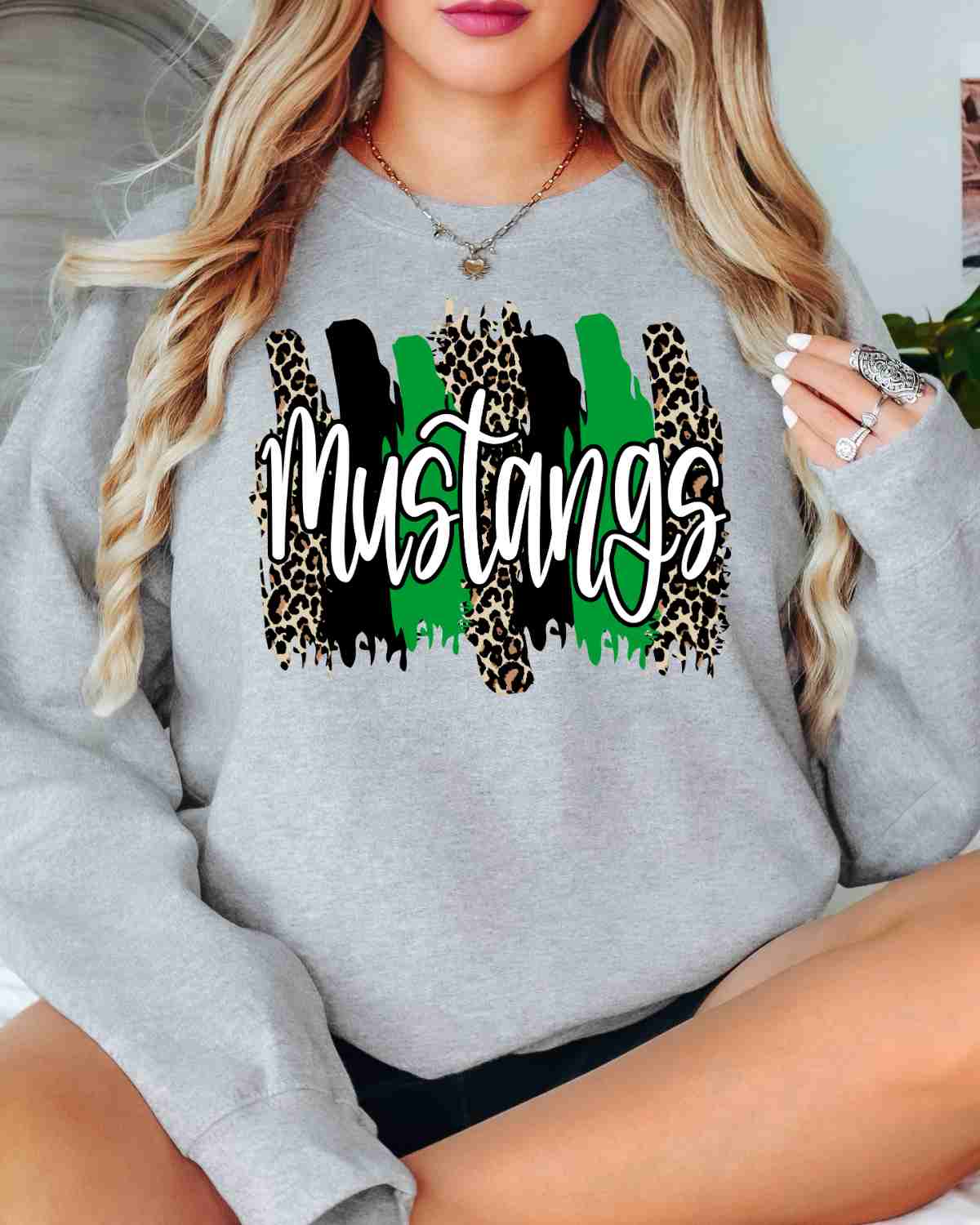 Mustangs Swash DTF Transfer - Rustic Grace Heat Transfer Company