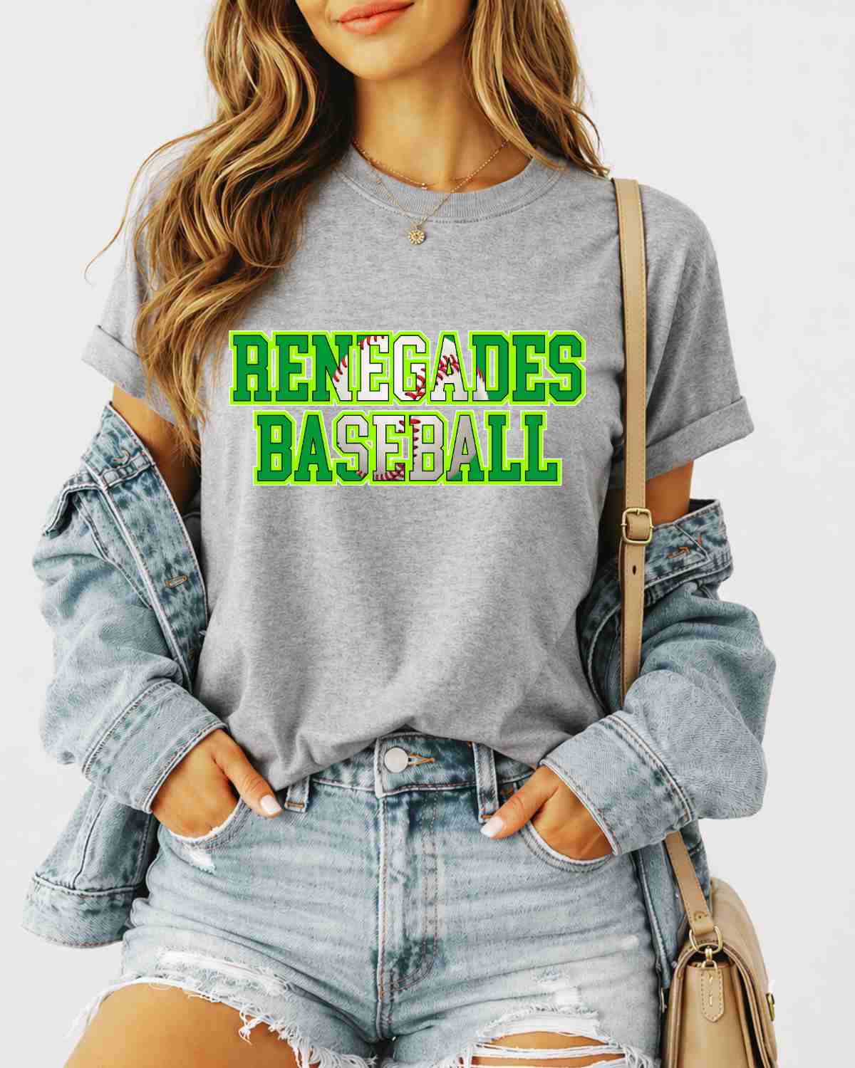 Renegades Baseball Words DTF Transfer - Rustic Grace Heat Transfer Company