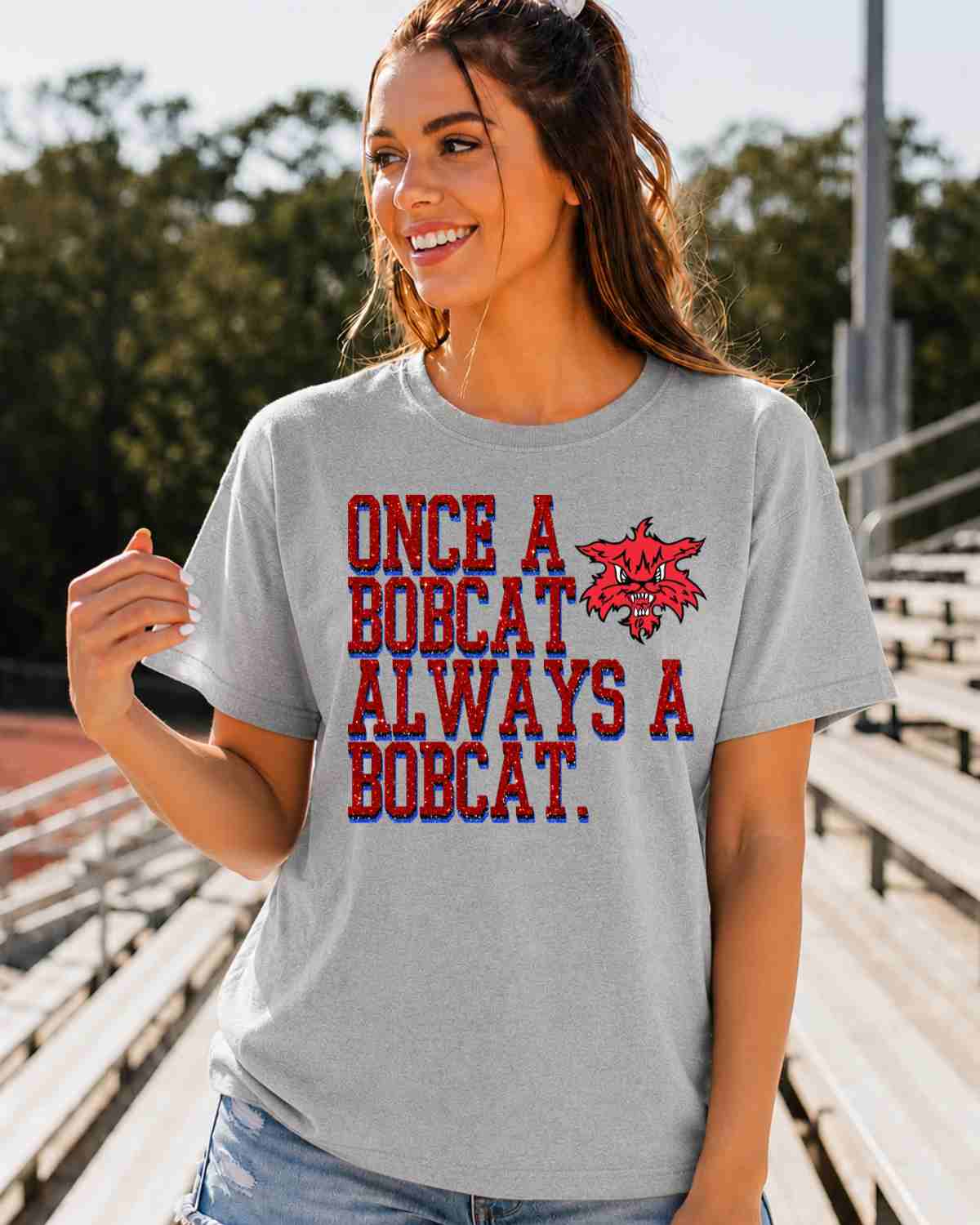 Once a Bobcat Always a Marshalltown Bobcat DTF Transfer