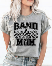 Band Mom Checkered DTF Transfer