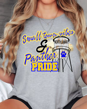 Small Town Vibes & North Lamar Panther Pride DTF Transfer