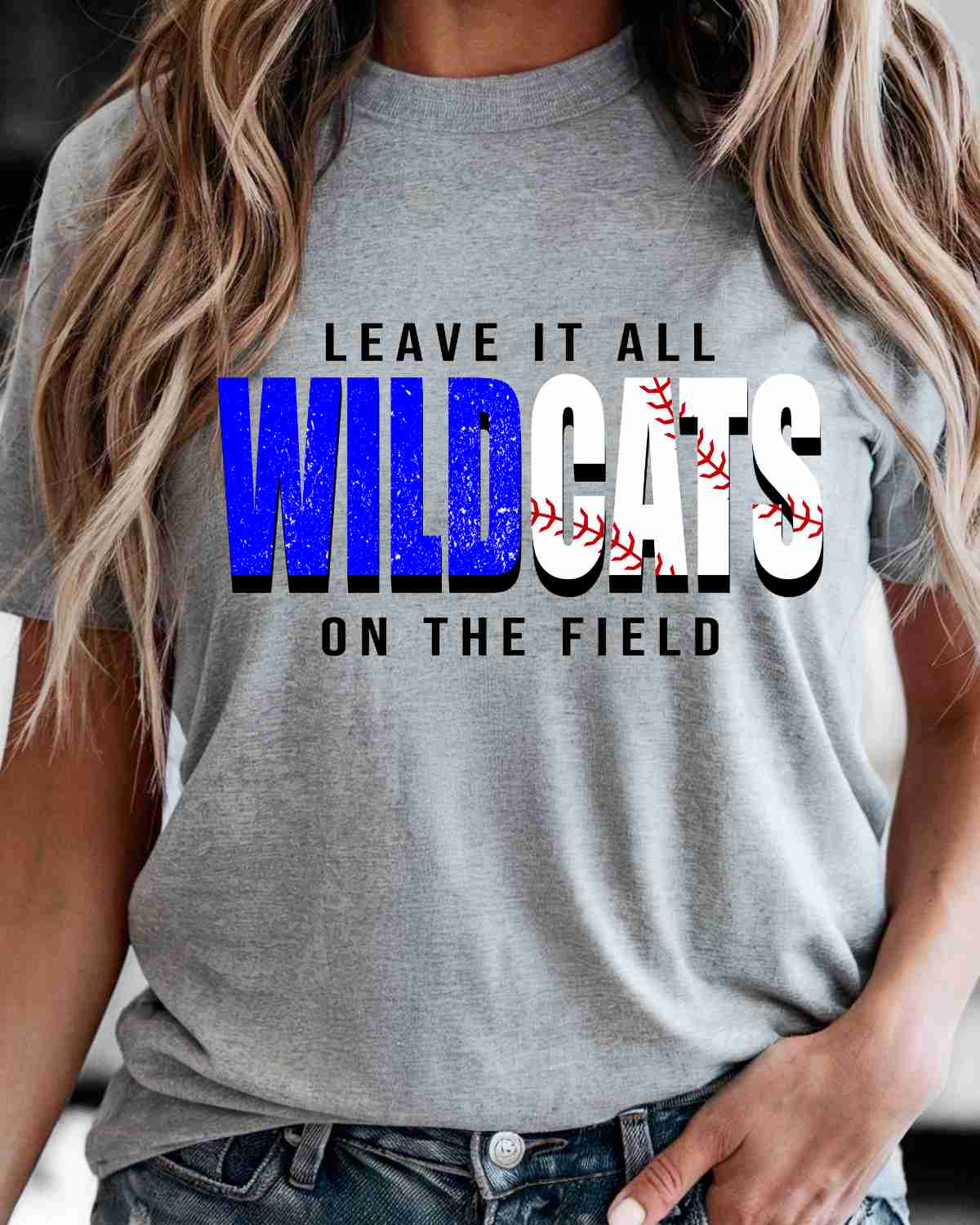 Wildcats Baseball Leave it on the Field DTF Transfer