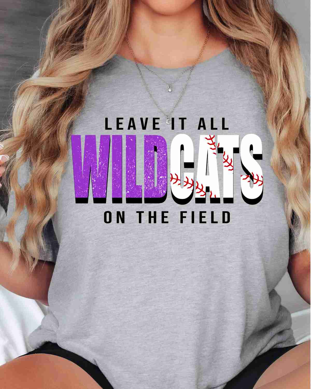 Wildcats Baseball Leave it on the Field DTF Transfer