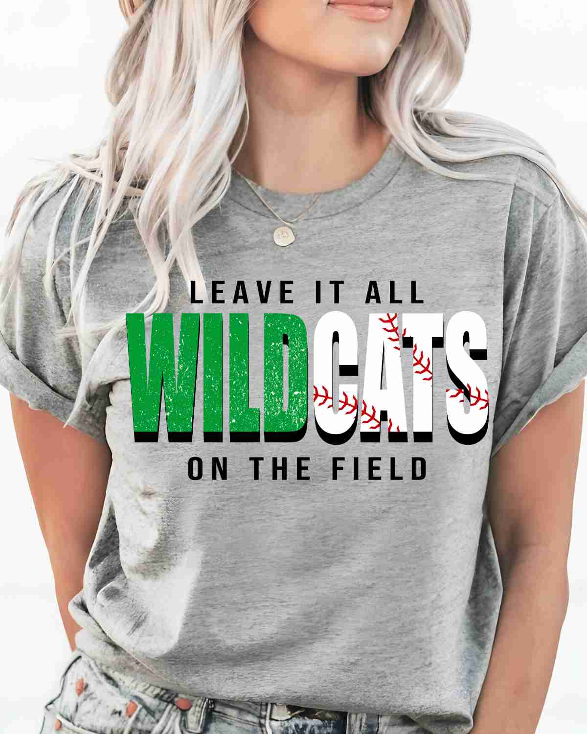 Wildcats Baseball Leave it on the Field DTF Transfer