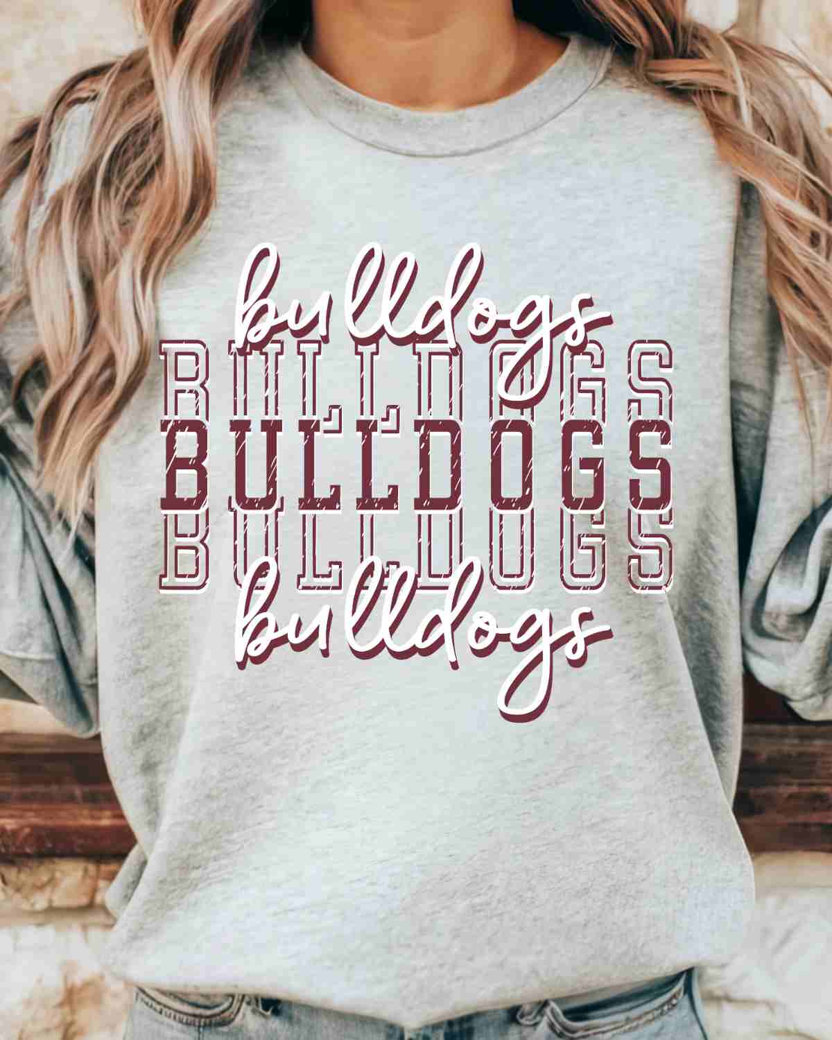 Bulldogs Repeating DTF Transfer