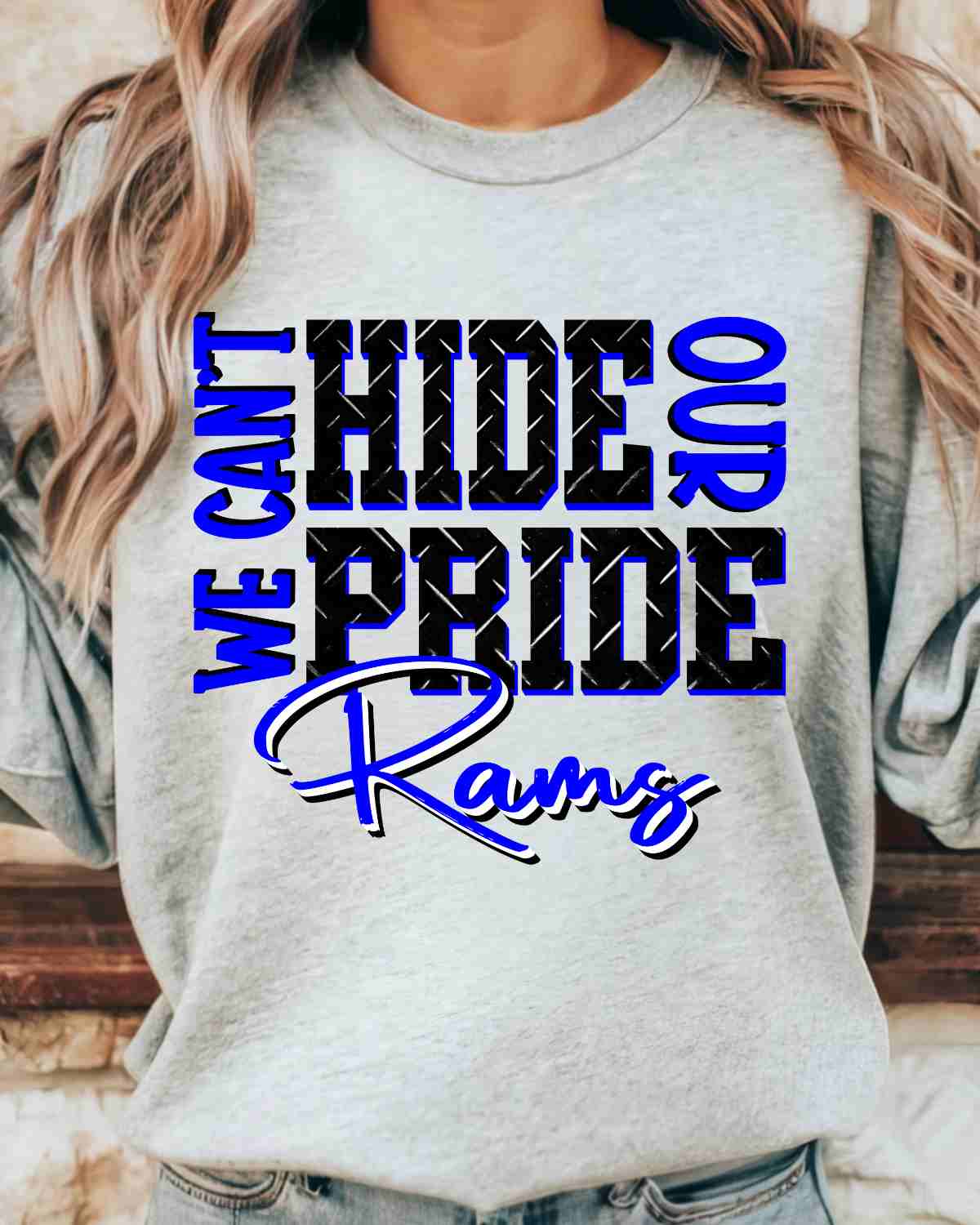 We Can't Hide Our Pride Rams DTF Transfer