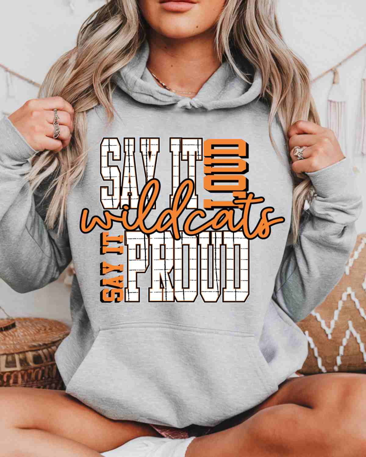 Say It Loud Proud Wildcats DTF Transfer